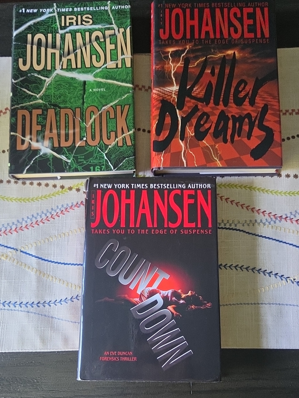 Three Standalone Iris Johansen Hardcover Books